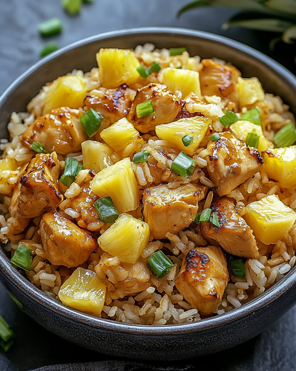 Pineapple Chicken and Jasmine Rice Bowl: A Tropical One-Pan Dinner