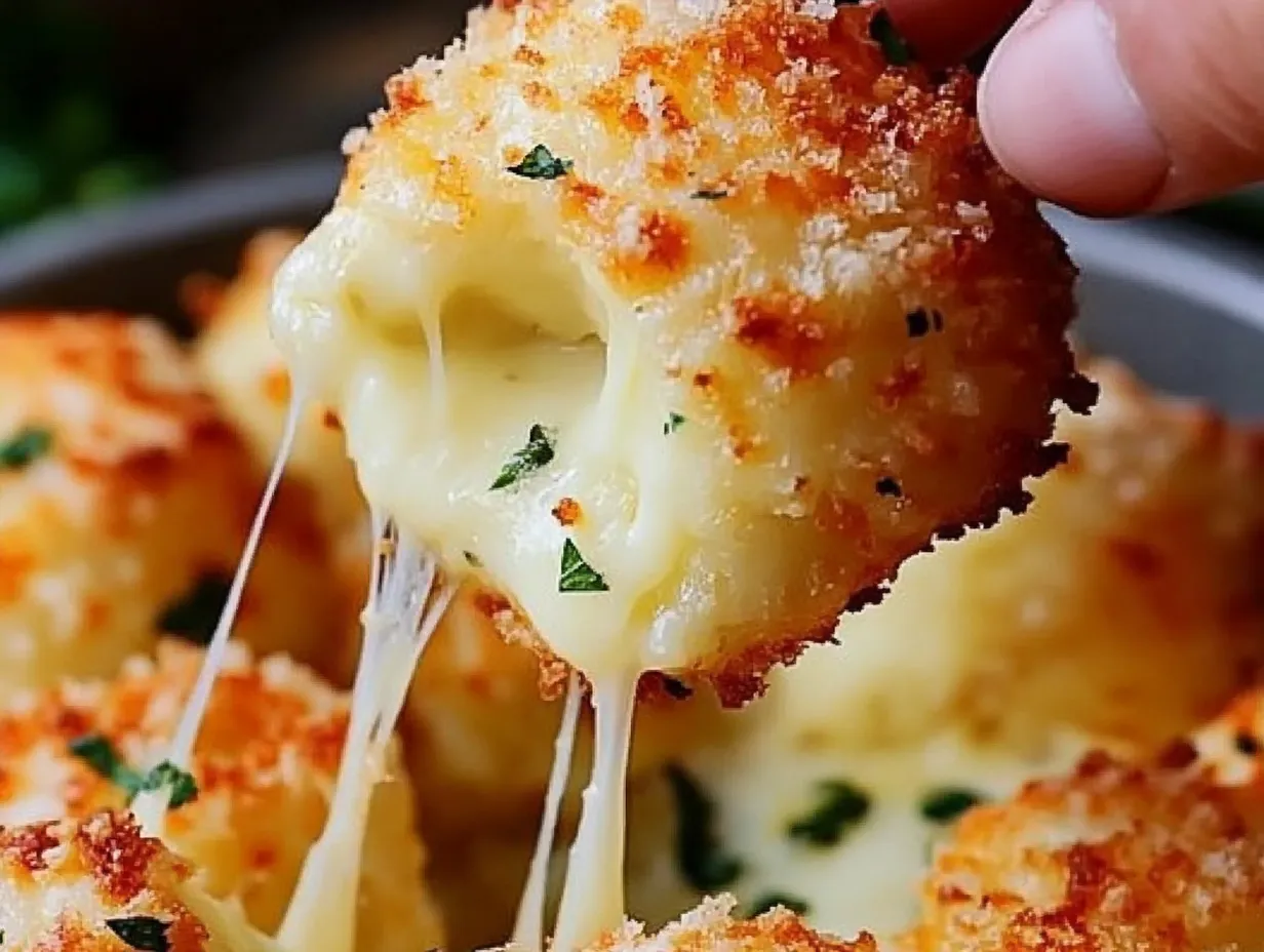 Cheesy Parmesan Mozzarella Bites