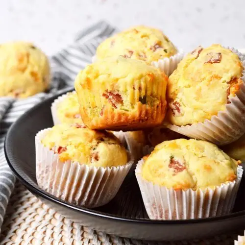 Breakfast Ham and Cheese Muffins