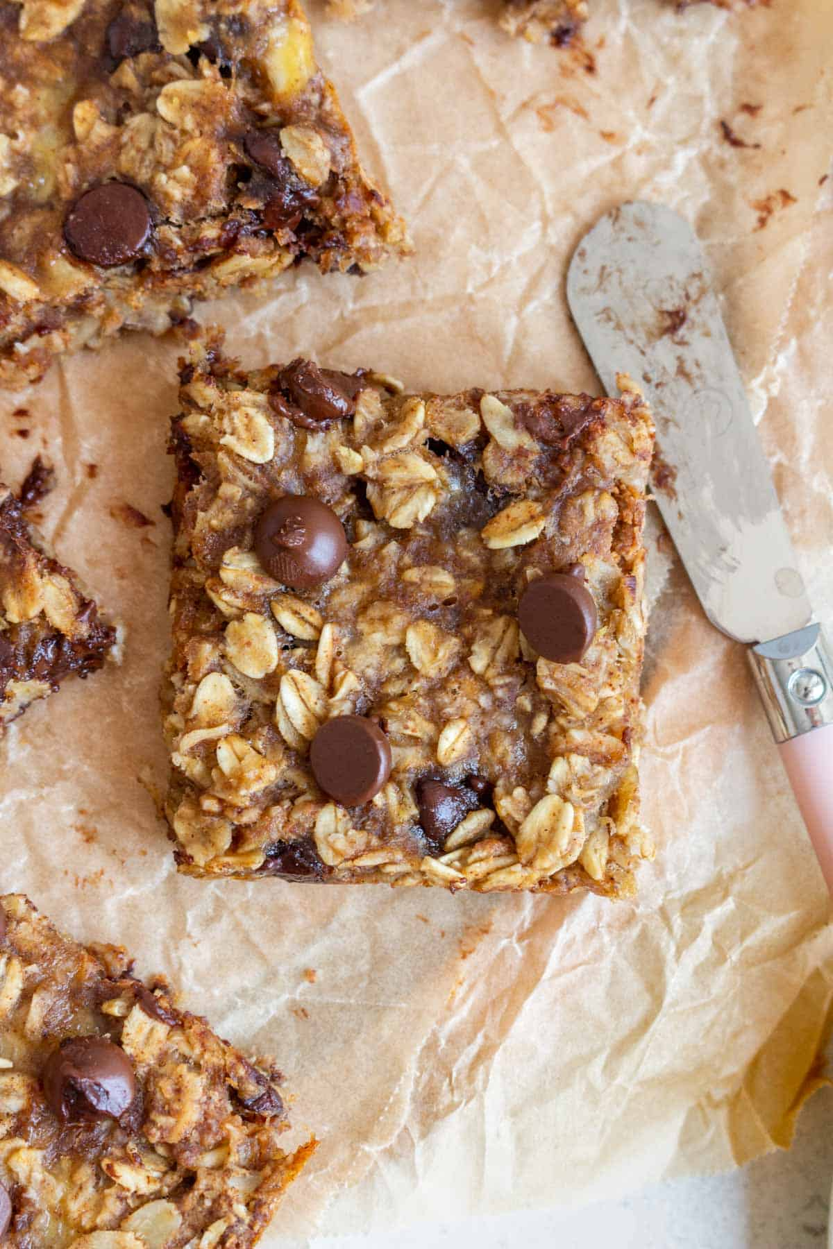 Banana Oatmeal Bars Recipe