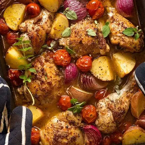 Best Mediterranean Chicken Zucchini Bake