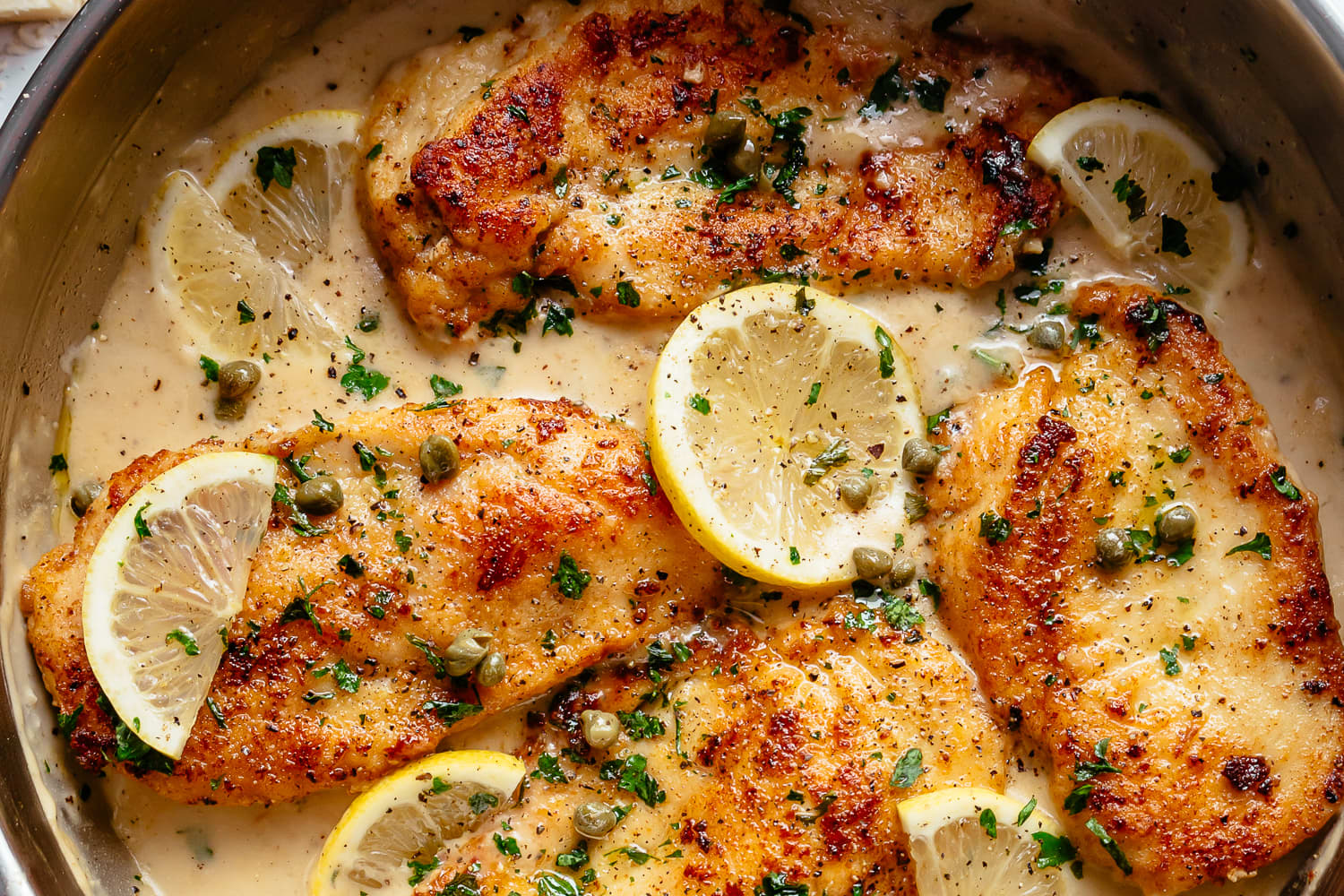 Creamy Lemon Chicken with Parmesan Sauce